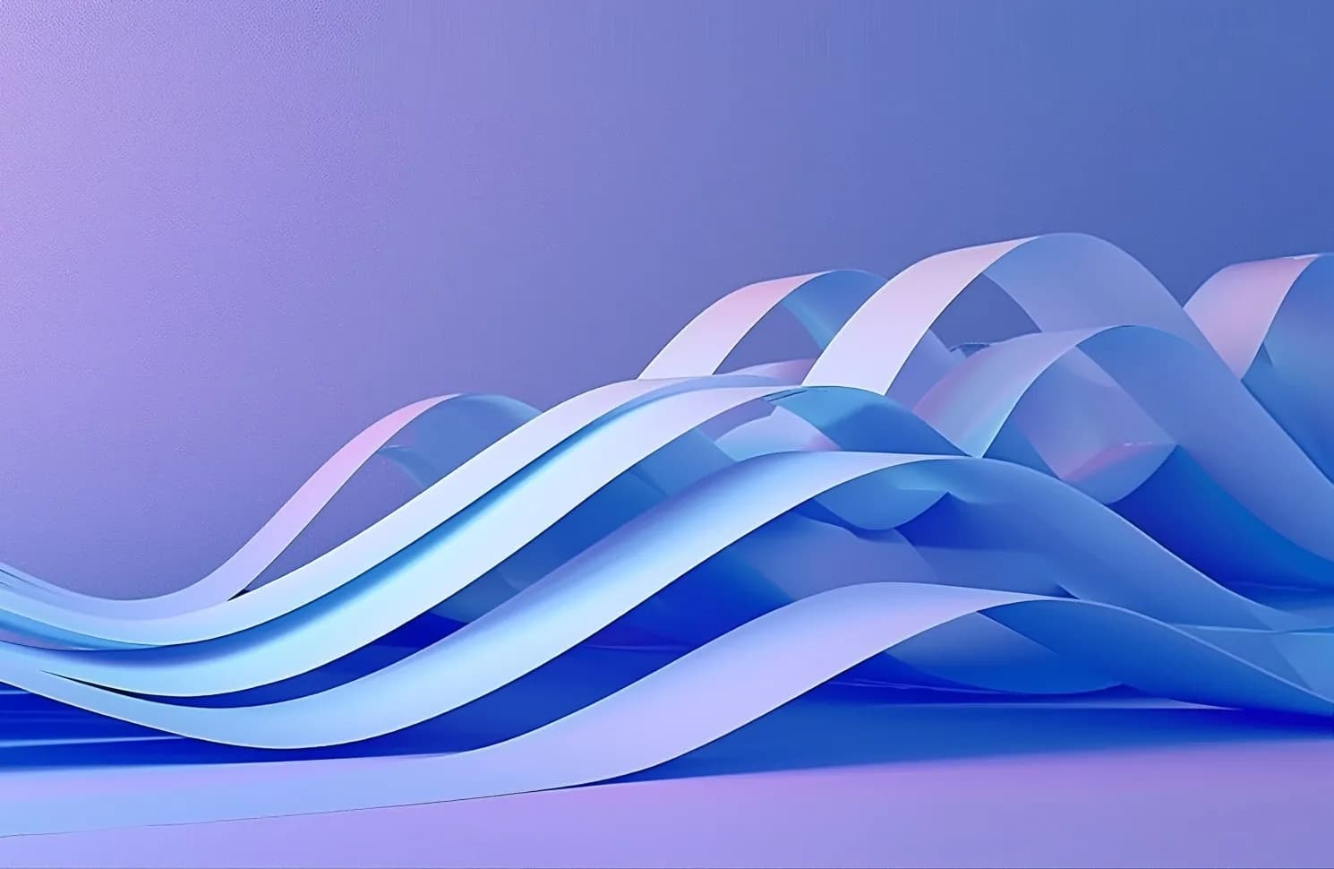 Abstract waves represent large language model applications for businesses