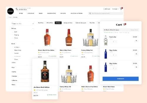 Minibar Delivery app example